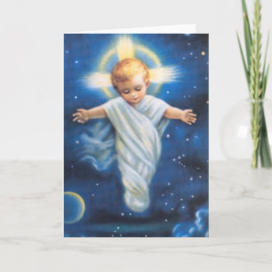 Carte de voeux de Noël/Baby Jesus
