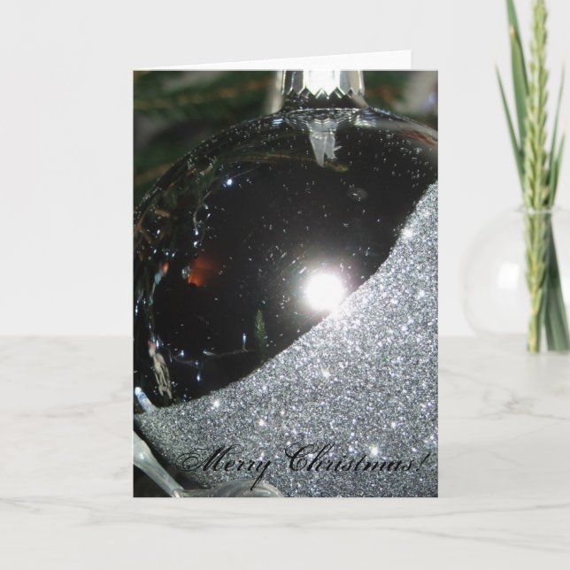 Carte de voeux de Noël Bauble (Devant)
