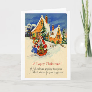 Carte de voeux de Noël (CA 1920)