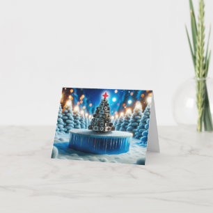 Carte de voeux de Noël Camera Electronic Shop