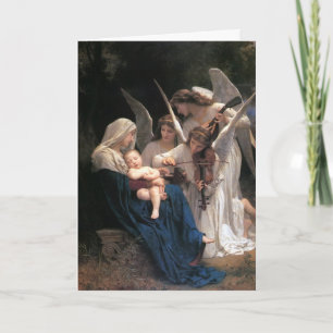 Carte de voeux de Noël "Chanson Des Anges"