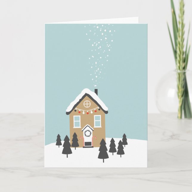 Carte de voeux de Noël "de Chambre de pain (Devant)