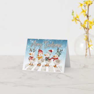Carte de voeux de Noël de Joyeux Ducksmas