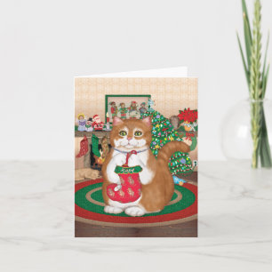 Carte de voeux de Noël de Kitty