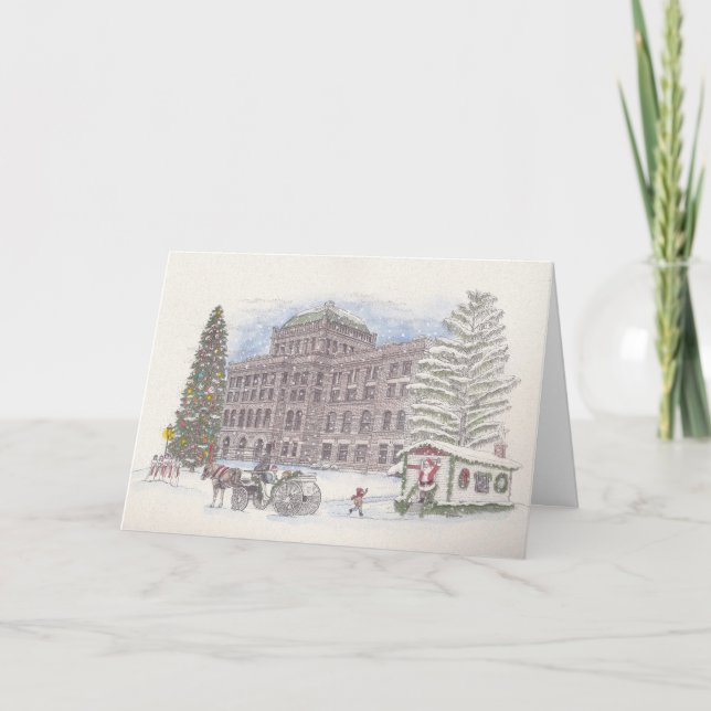 Carte de voeux de Noël de la Marche de Genève (Devant)