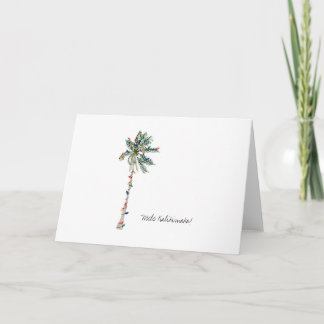 Carte de voeux de Noël de Mele Kalikimaka Hawaiian