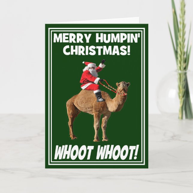 Carte de voeux de Noël de Merry Humpin (Devant)