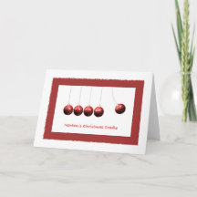 Carte de voeux de Noël de Newton