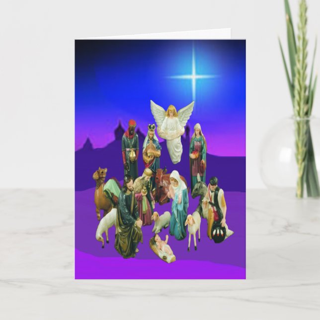 Carte de voeux de Noël de Noël de Noël (Devant)