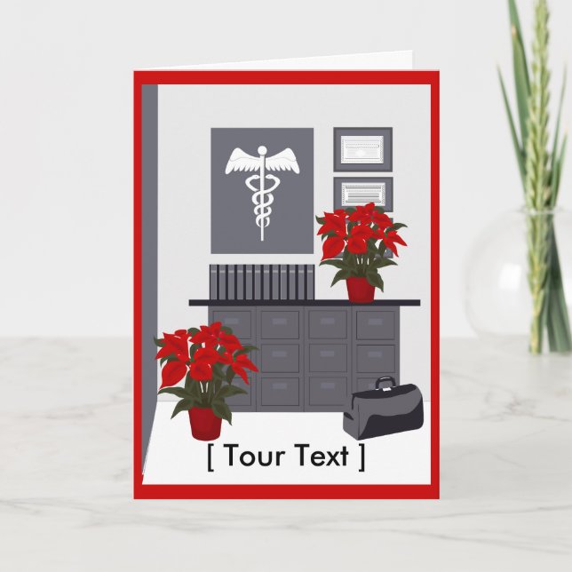 Carte de voeux de Noël des médecins (Devant)