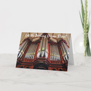 Carte de voeux de Noël d'orgue australien