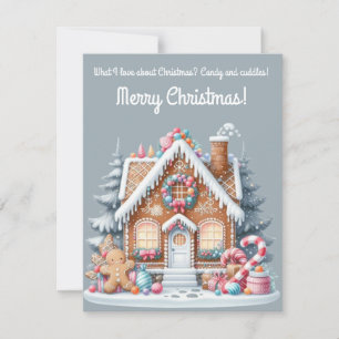 Carte de vœux de Noël douce