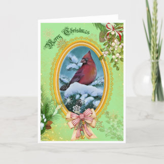 Carte de voeux de Noël du Cardinal Rouge