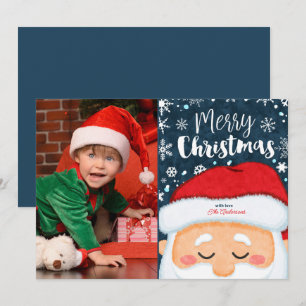 Carte de voeux de Noël du Père Noël