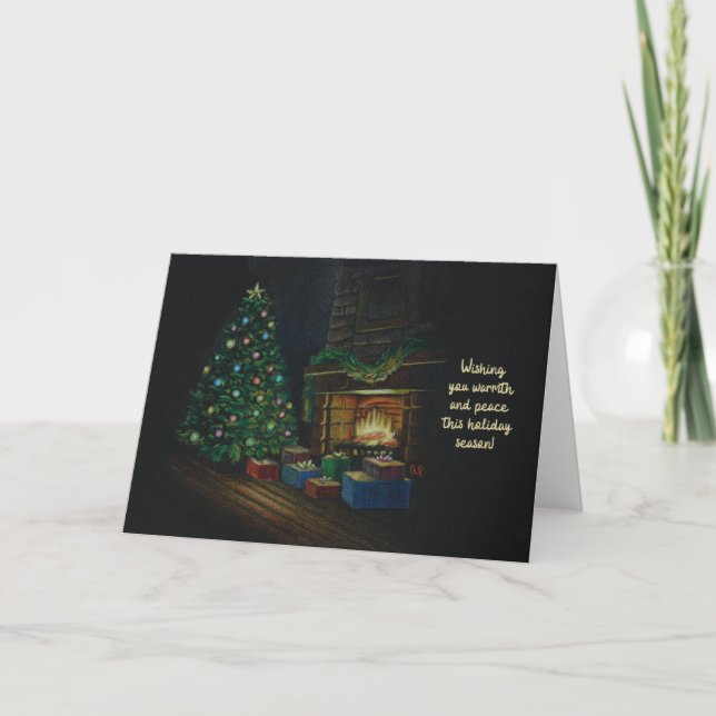 Carte de voeux de Noël et de Noël (Devant)