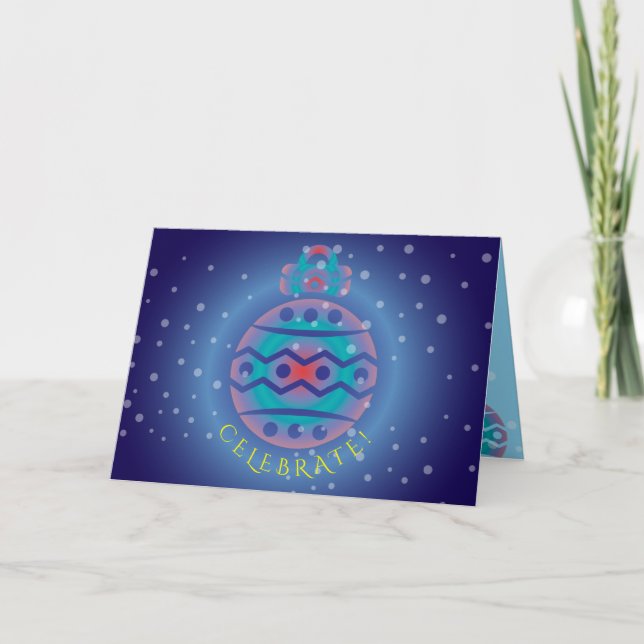 Carte de vœux de Noël et du Nouvel An (Devant)