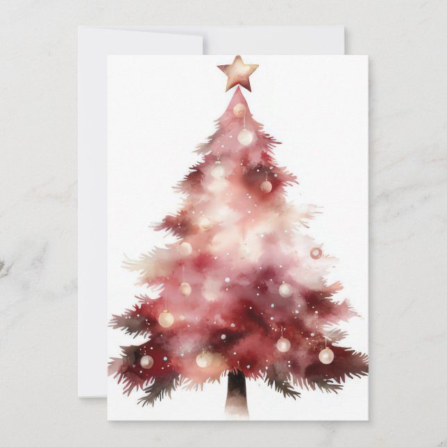 Carte de voeux de Noël Festive et élégante (Devant)