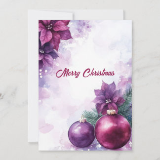 Carte de vœux de Noël festive personnalisée