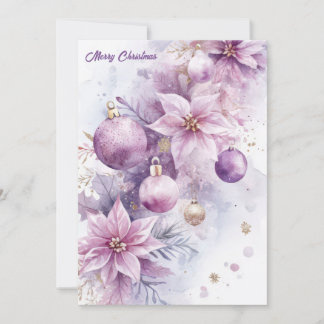 Carte de vœux de Noël festive personnalisée