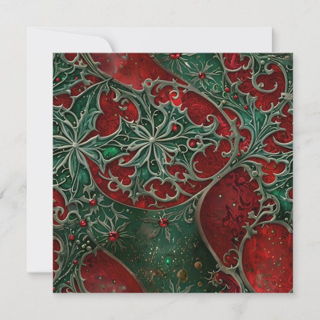 Carte de voeux de Noël gothique (Devant)