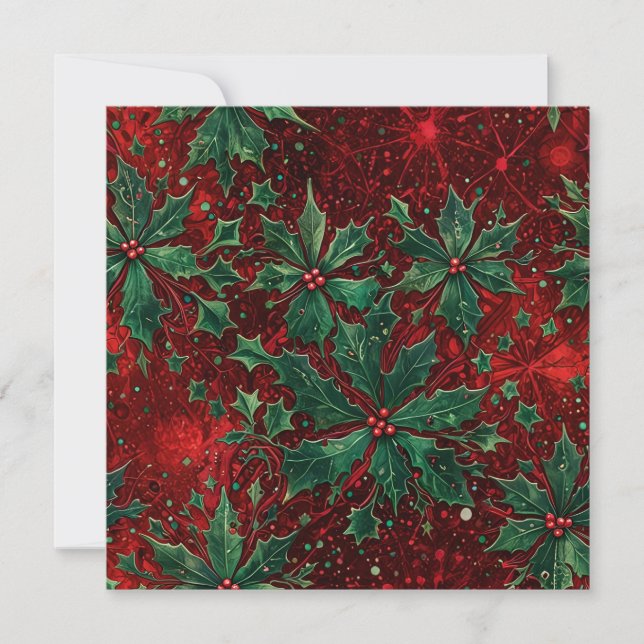Carte de vœux de Noël gothique (Devant)