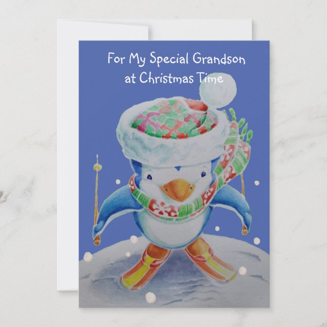 Carte de voeux de Noël Grandson (Devant)