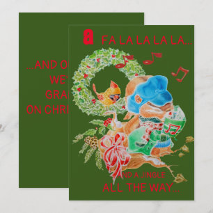 Carte de voeux de Noël Grandson