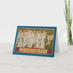 Carte de voeux de Noël islandaise vintage