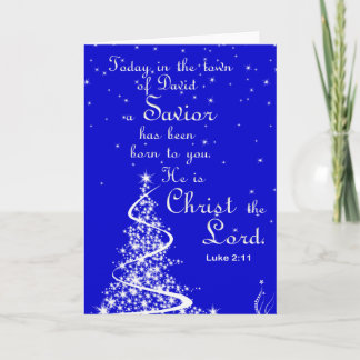 Carte de voeux de Noël/Jésus est sauveur