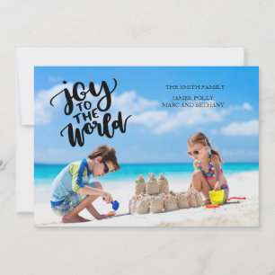 Carte de vœux de Noël Joy to the World