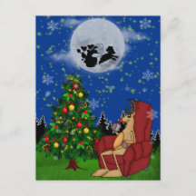 Carte de vœux de Noël joyeux