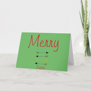 Carte de voeux de Noël Joyeux personnalisée