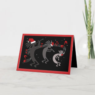 Carte de voeux de Noël Kokopelli
