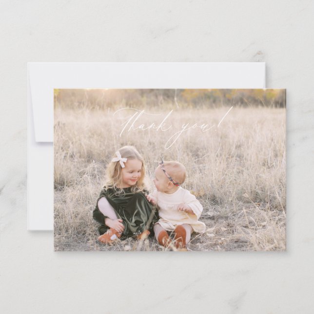 carte de vœux de Noël merci (Devant)