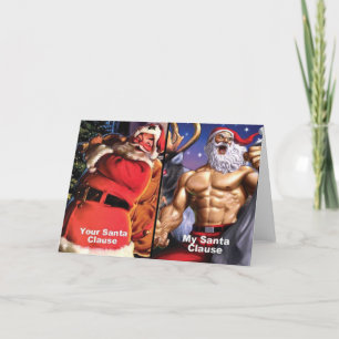 Carte de voeux de Noël - Motivation de gym