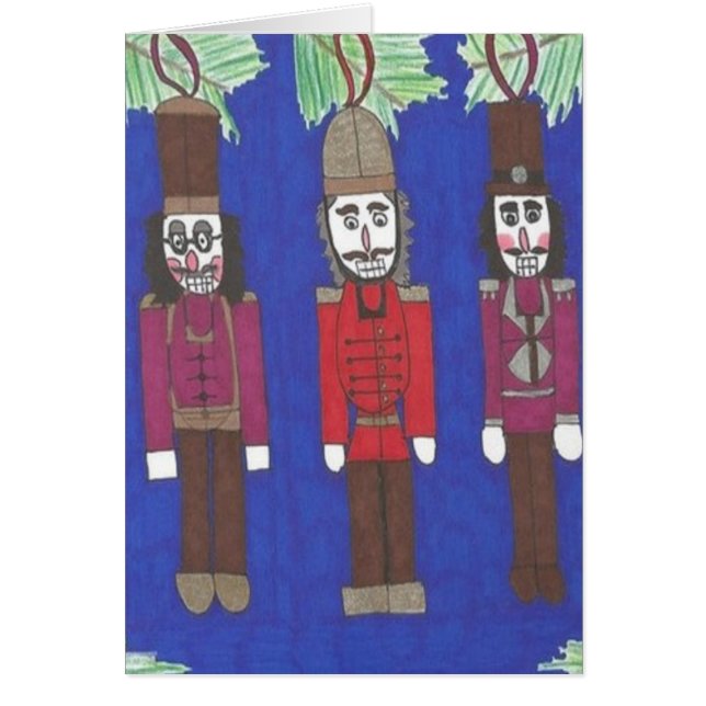 Carte de voeux de Noël Nutcracker (Devant)