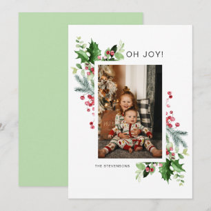 Carte de voeux de Noël Oh Joy Photo