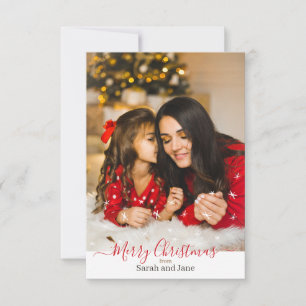Carte de voeux de Noël personnalisée