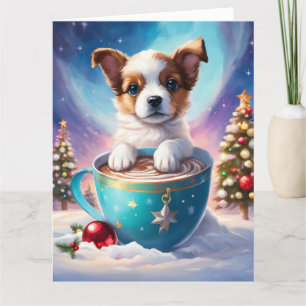 Carte de voeux de Noël pliée