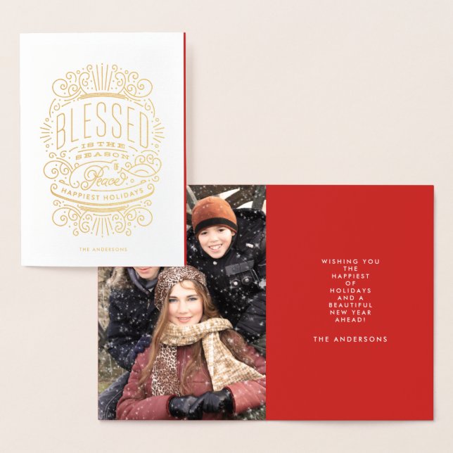 Carte de voeux de Noël Poil Gold Blessé pour la pa (Affichage)