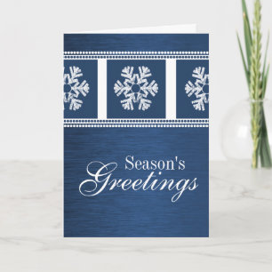 Carte de voeux de Noël, Royal Blu