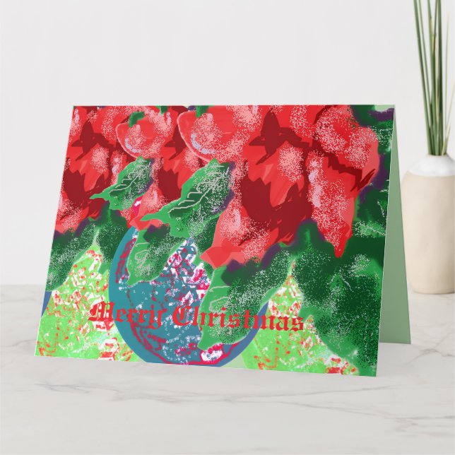 Carte de voeux de Noël : Sentiment de Noël (Devant)