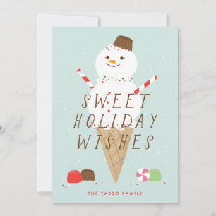 Carte de voeux de Noël Snowcone