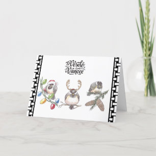 Carte de voeux de Noël tchèque