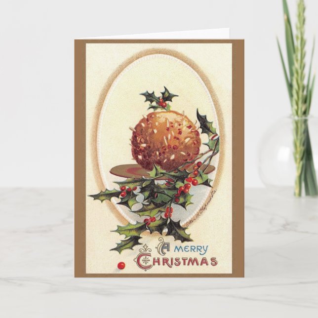 Carte de voeux de Noël victorienne (Devant)