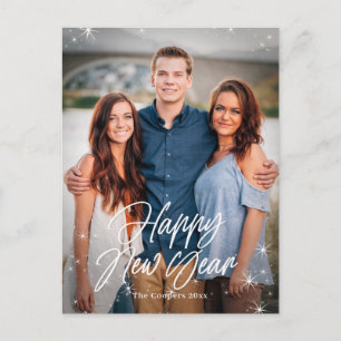 Carte de vœux de Nouvel An Holiday Sparks