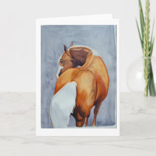 Carte de voeux de palomino