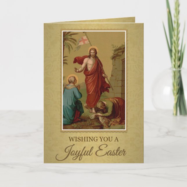 Carte de voeux de Pâques 202 Joyeuse (Devant)