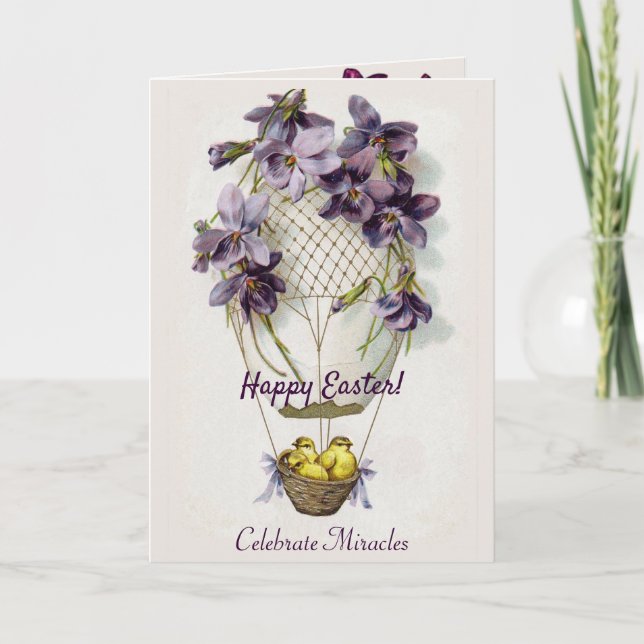 Carte de vœux de Pâques Celebrate Miracles (Devant)
