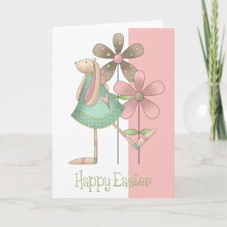 Carte de voeux de Pâques de printemps